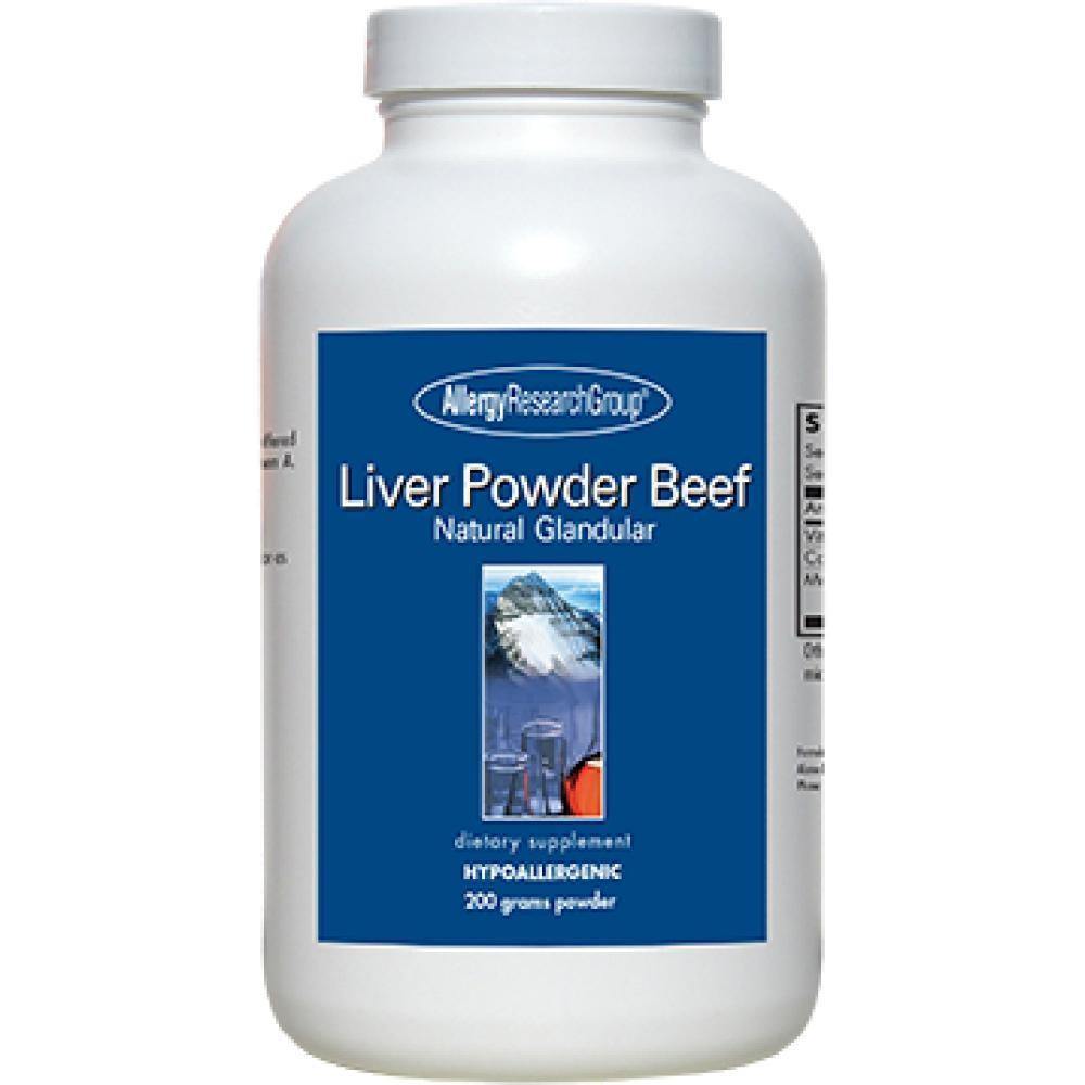 Allergy Research Group , Liver Powder Beef 200 g - VitaHeals.com
