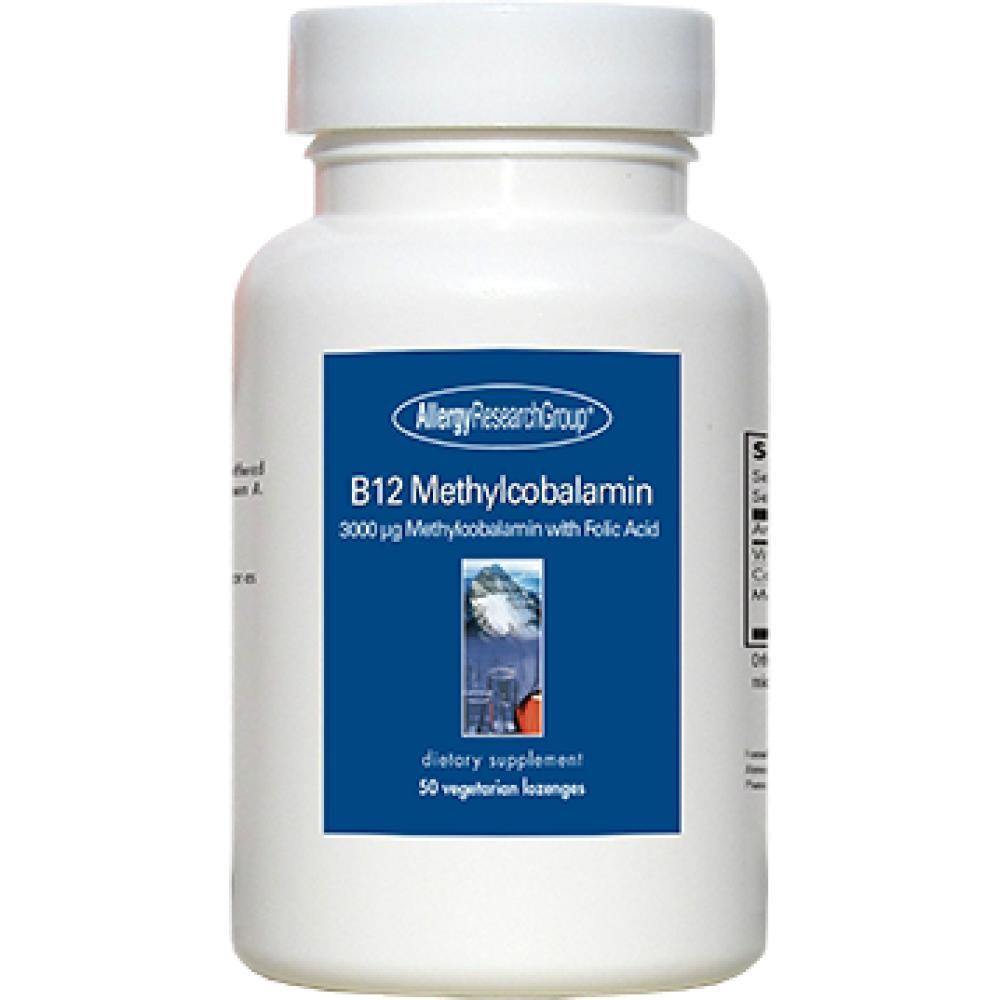 Allergy Research Group , B12 Methylcobalamin 50 loz - VitaHeals.com