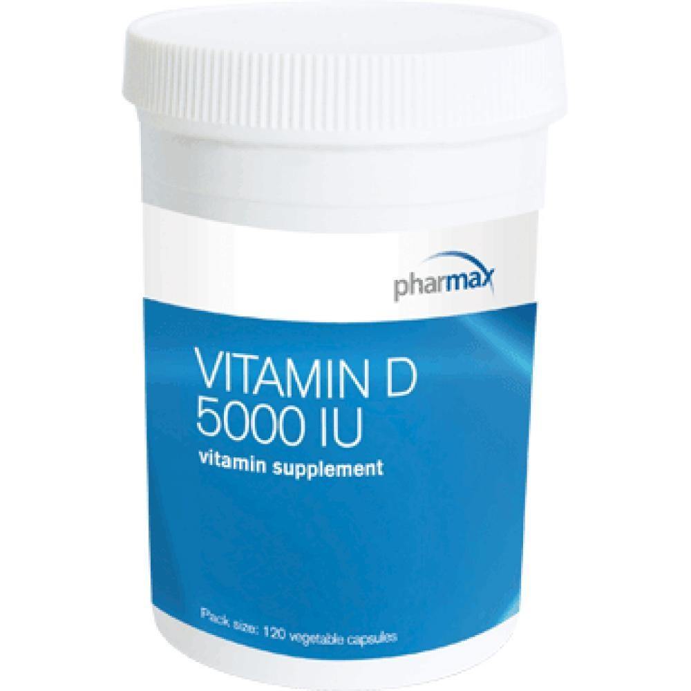 Pharmax , Vitamin D 5000 IU 120 Capsules 2 Pack - VitaHeals.com