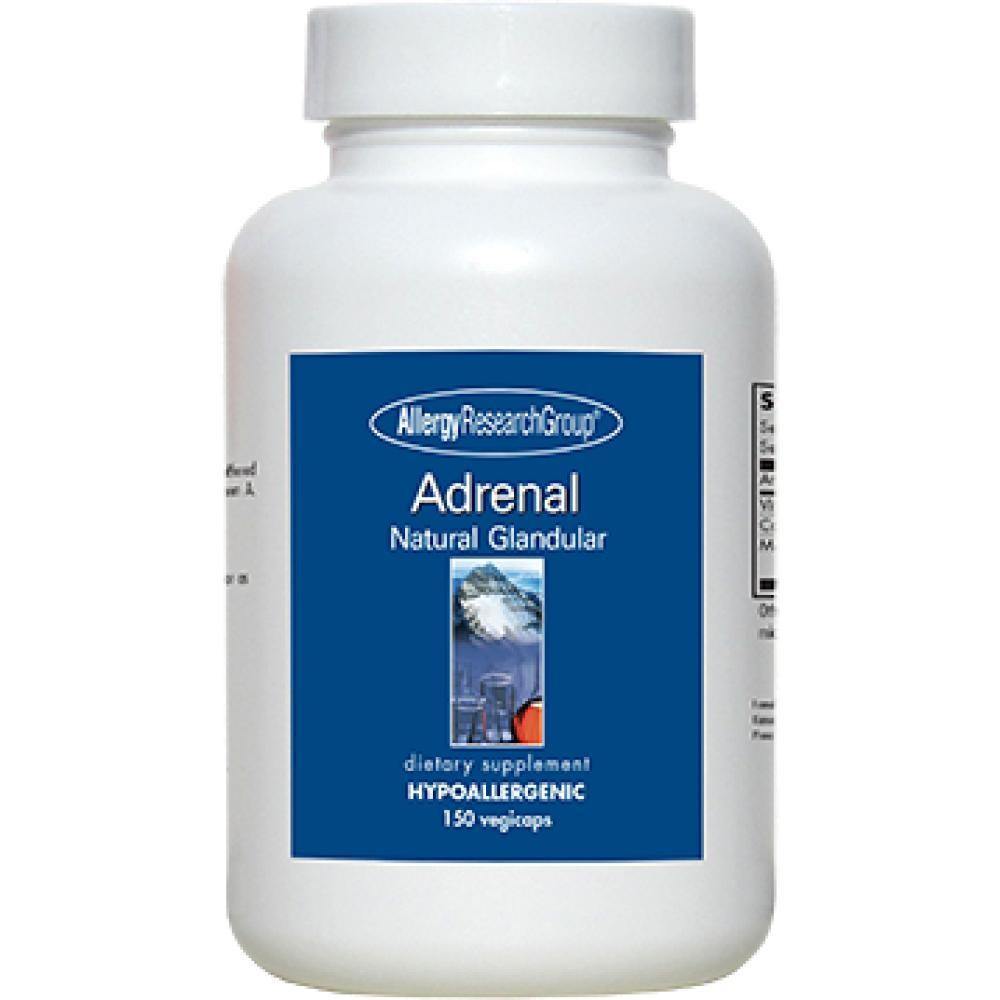 Allergy Research Group , Adrenal 100mg 150 Veg Capsules - VitaHeals.com