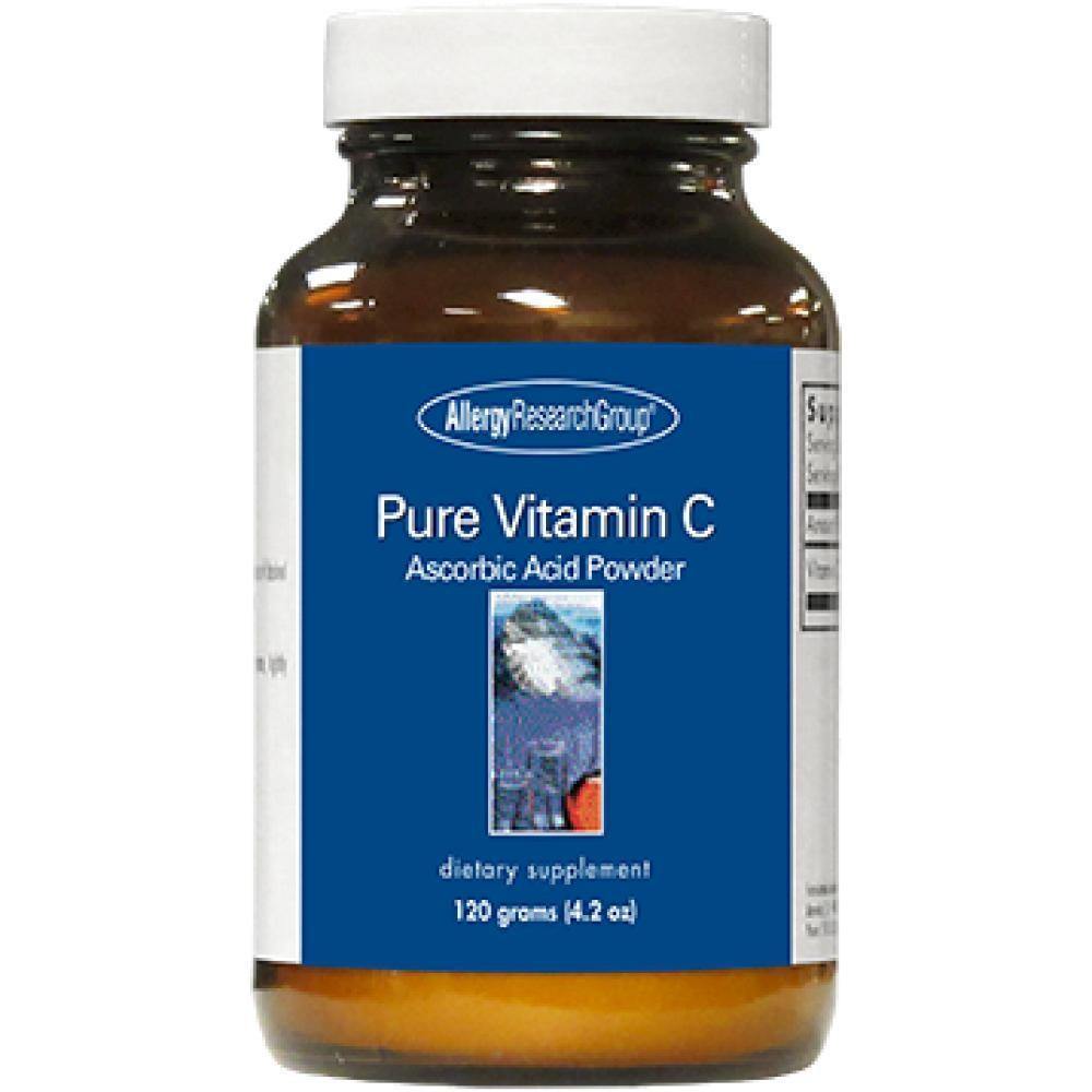 Allergy Research Group , Pure Vitamin C Powder 120 gms - VitaHeals.com