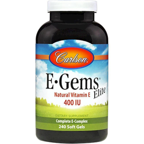 Carlson Labs , E-Gems Elite 240 gels 2 Pack - VitaHeals.com
