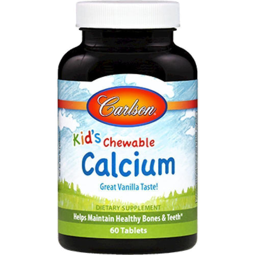 Carlson Labs , Kid's Chewable Calcium Citrate 60 Tablets 2 Pack - VitaHeals.com