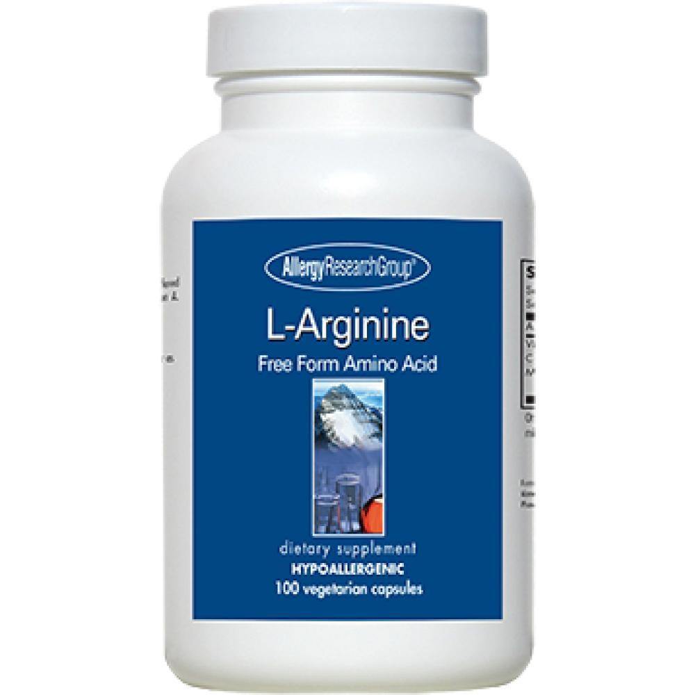 Allergy Research Group , L-Arginine 500 mg 100 Capsules - VitaHeals.com