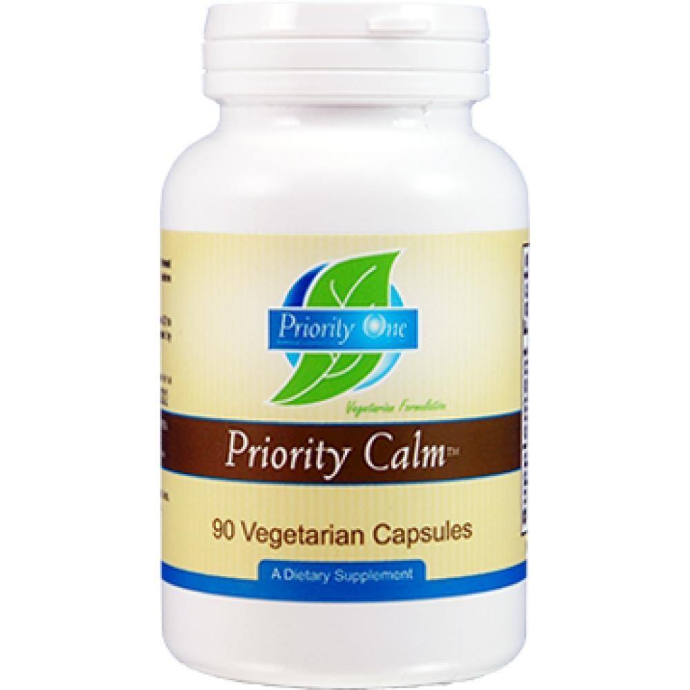 Priority One Vitamins Priority Calm 90 Veg Capsules - VitaHeals.com