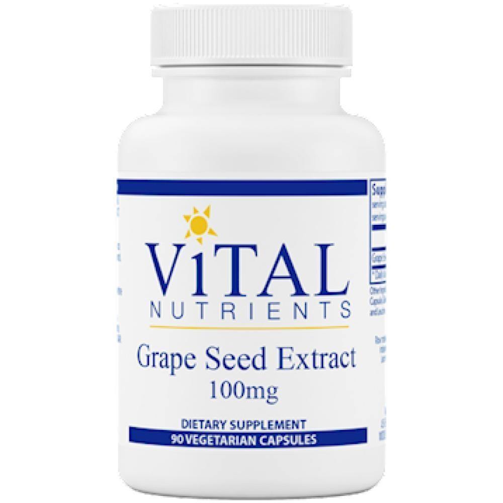 Vital Nutrients Grape Seed Extract 100 mg 90 Capsules - VitaHeals.com