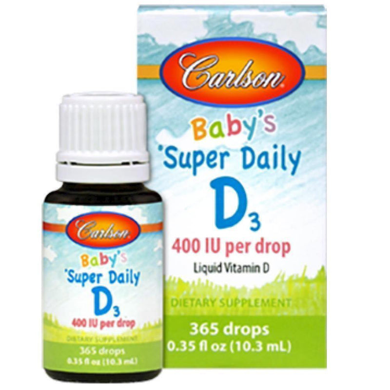 Carlson Labs , Super Daily D3 Baby 0.35 oz 2 Pack - VitaHeals.com