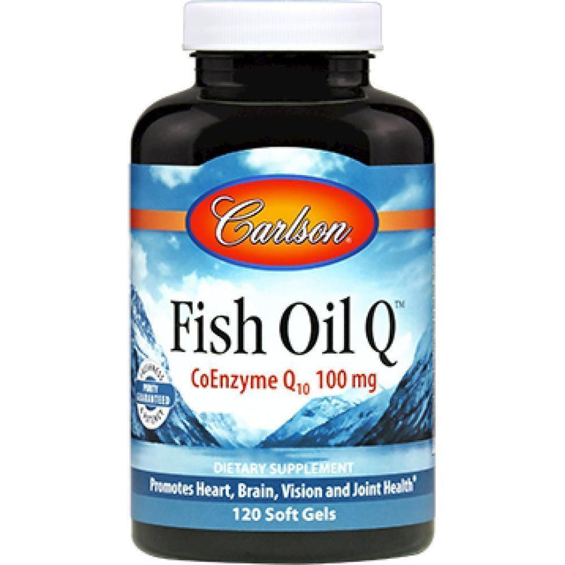 Carlson Labs , Fish Oil Q 120 softgels 2 Pack - VitaHeals.com