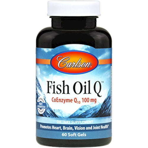Carlson Labs , Fish Oil Q 60 softgels - VitaHeals.com