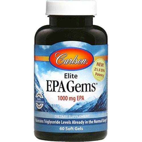 Carlson Labs , Elite EPA Gems 60 softgels - VitaHeals.com