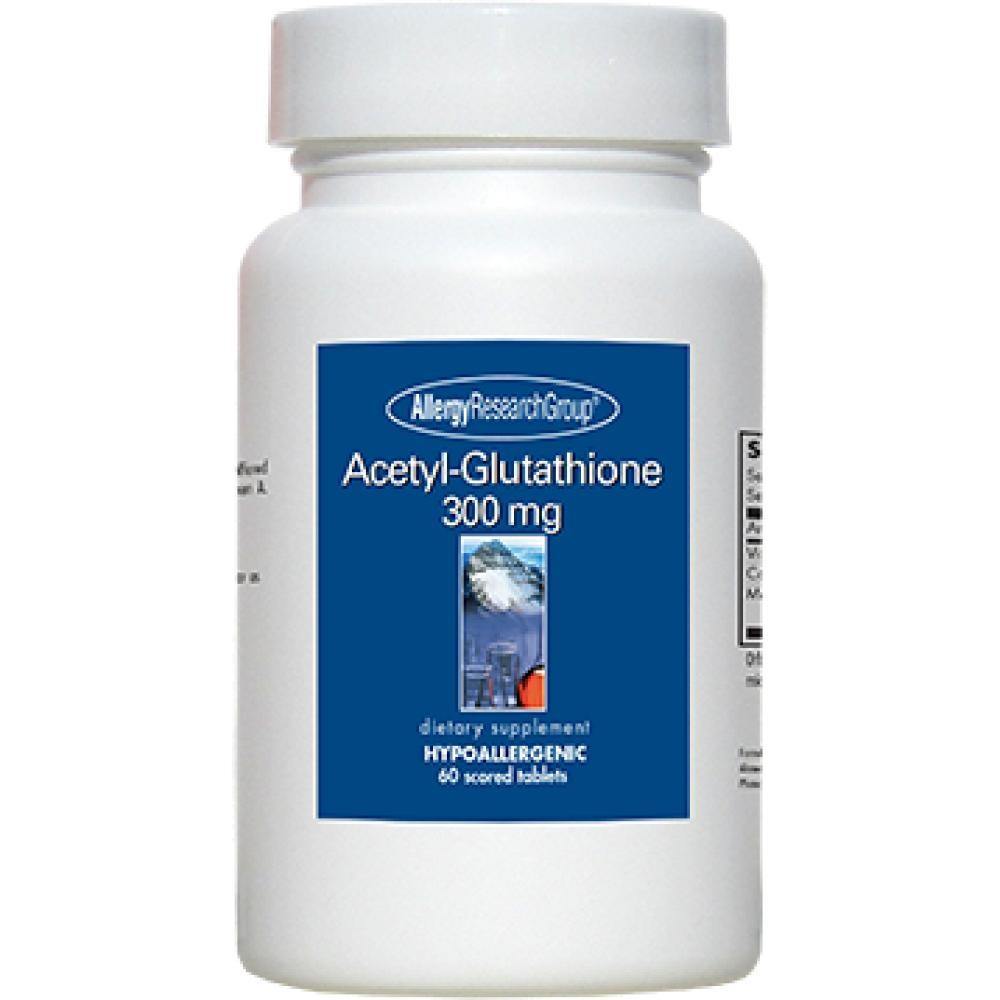 Allergy Research Group , Acetyl Glutathione 300 mg 60 Tablets - VitaHeals.com