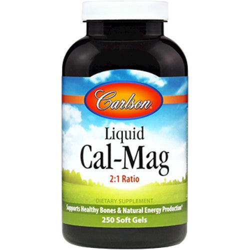Carlson Labs , Liquid Cal-Mag 250 gels 2 Pack - VitaHeals.com
