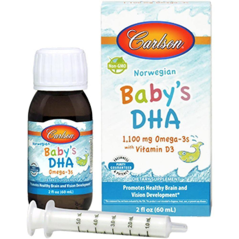 Carlson Labs , Norwegian Baby's DHA 2 fl oz 2 Pack - VitaHeals.com