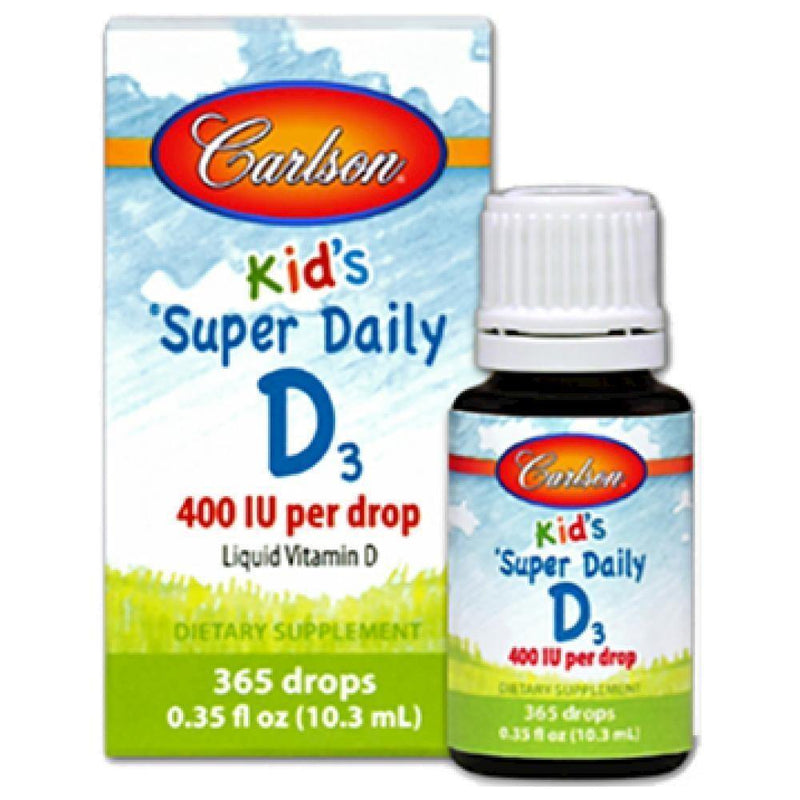 Carlson Labs , Kid's Super Daily D3 0.35 fl oz 2 Pack - VitaHeals.com