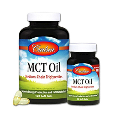 Carlson Labs , MCT Oil 150 softgels - VitaHeals.com