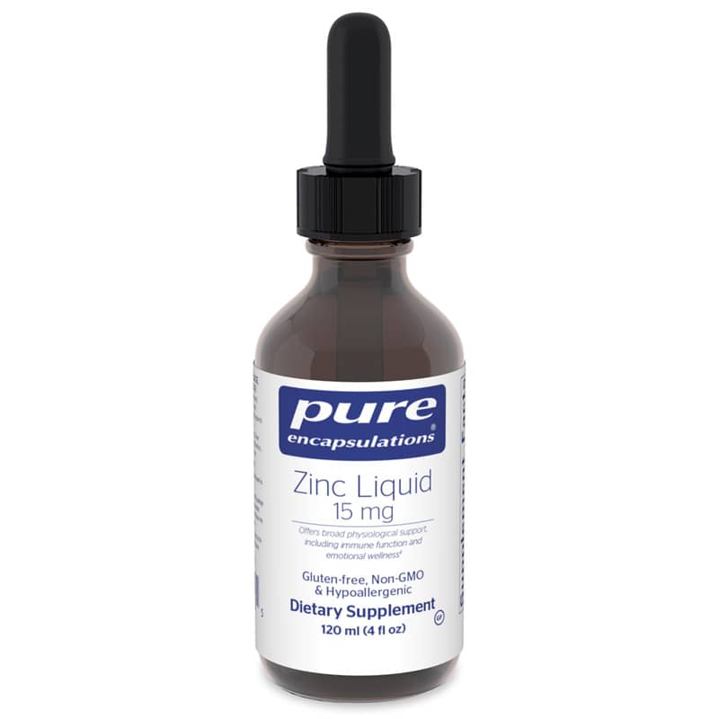 Pure Encapsulations Zinc Liquid 15 Mg 4 Oz