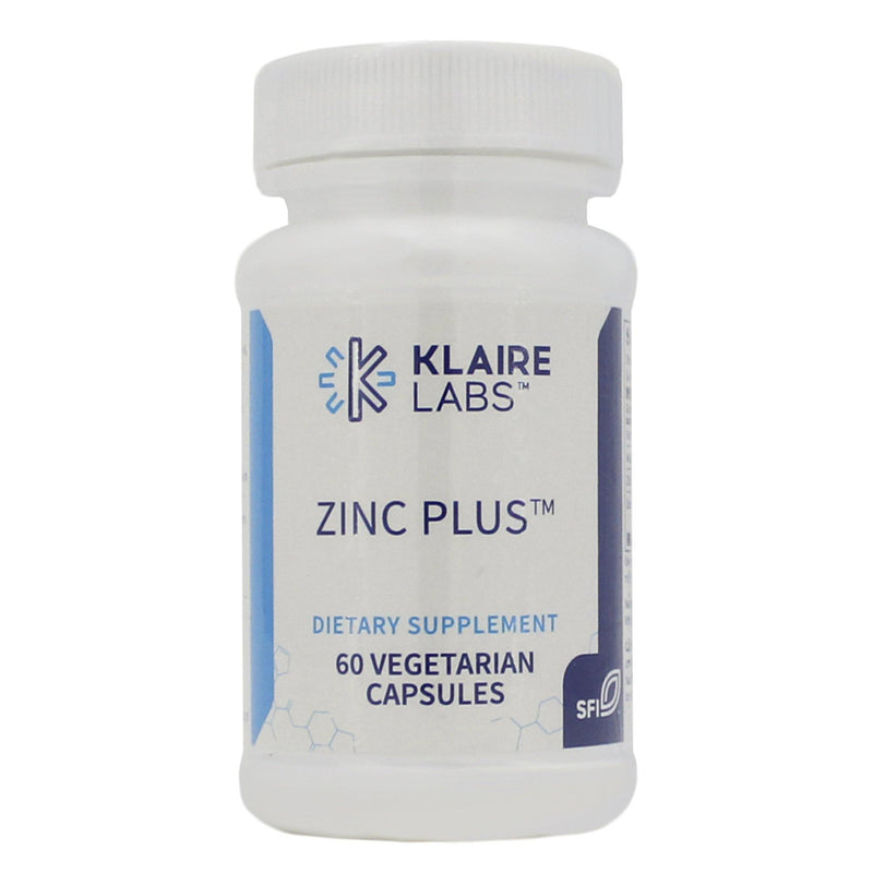 Klaire Labs Zinc Plus 60 Count 2 Pack - VitaHeals.com