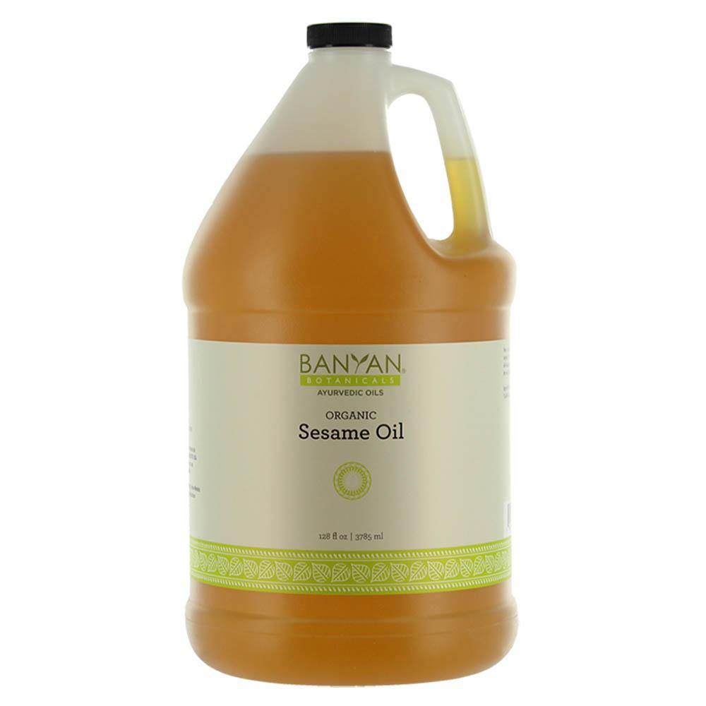 Banyan Botanicals Sesame Oil Organic 128 Fl Oz - VitaHeals.com