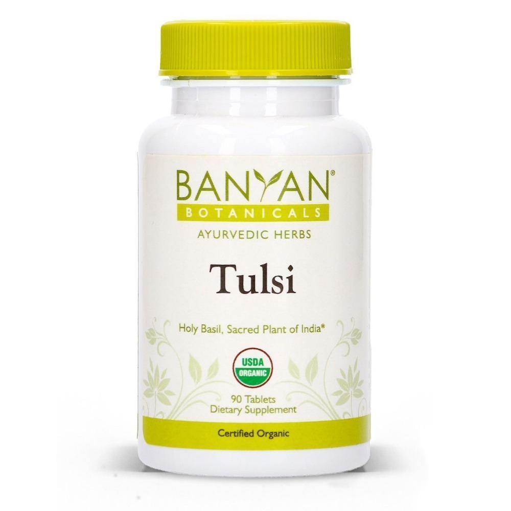 Banyan Botanicals Tulsi Tablets 90 Tabs 2 Pack - VitaHeals.com